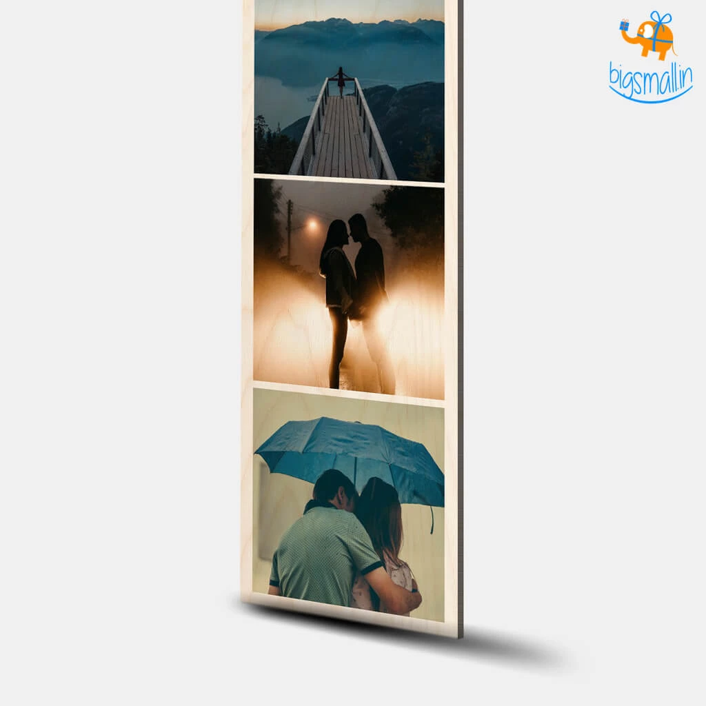 Chitra Chaya Father's Day Personalized Photo Strip Wall Hanging | COD Not Available