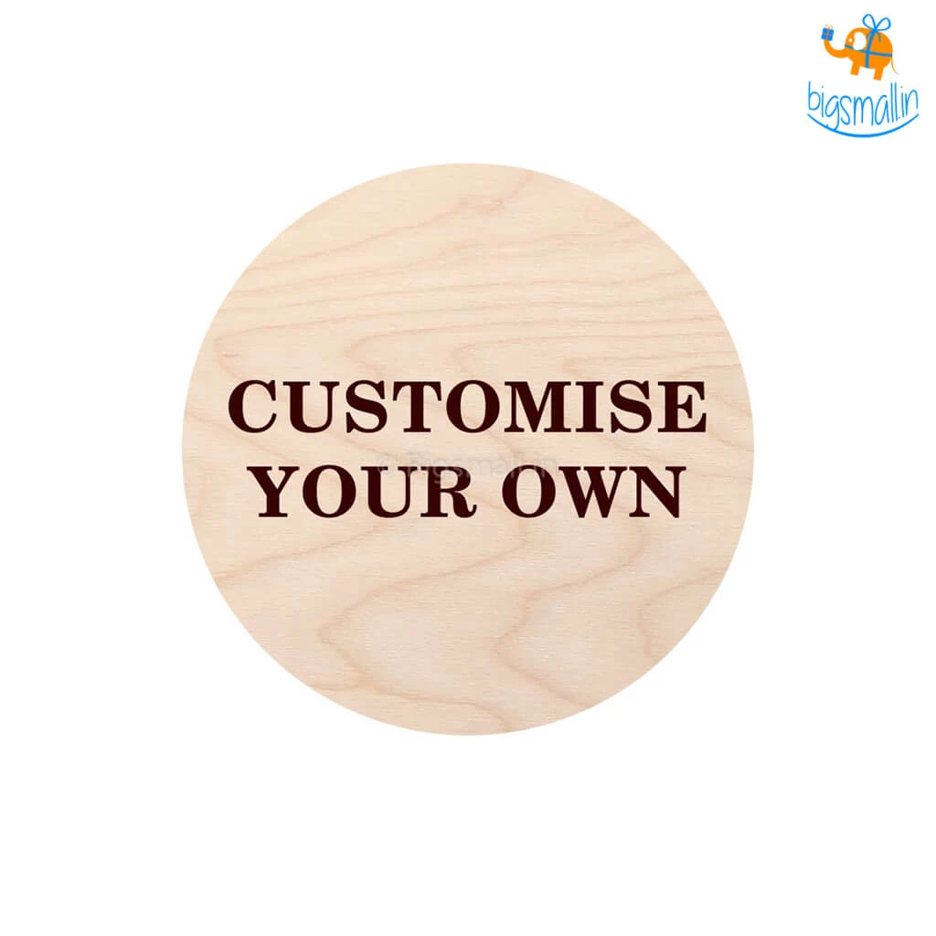 Chitra Chaya Personalized Comic Wooden Coasters | COD Not Available Father's Day