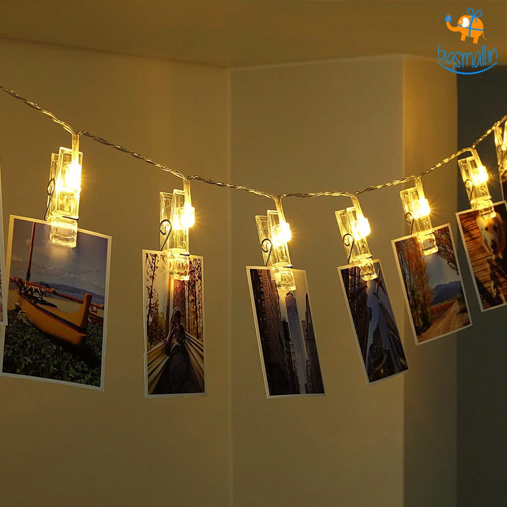 Coral Tree Photo Clip String LED Lights