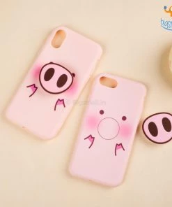 AmyLi Piggy Phone Iphone Cover With Pop Socket All Of It