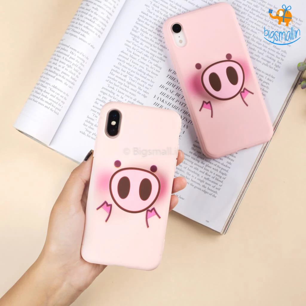 AmyLi Piggy Phone Iphone Cover With Pop Socket All Of It