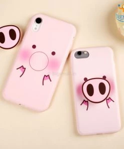 AmyLi Piggy Phone Iphone Cover With Pop Socket All Of It