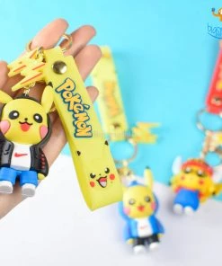 Big Daddy Pika Pikachu Keychain New