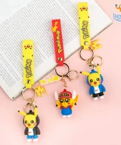 Big Daddy Pika Pikachu Keychain New