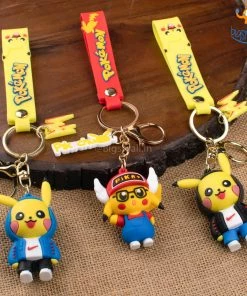 Big Daddy Pika Pikachu Keychain New