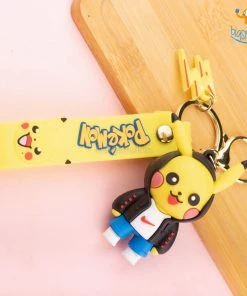 Big Daddy Pika Pikachu Keychain New