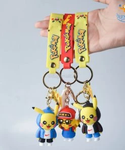 Big Daddy Pika Pikachu Keychain New