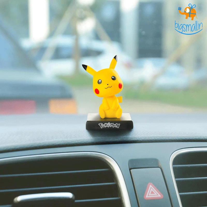 Bigsmall_hmk All Of It Pikachu Bobblehead With Mobile Stand