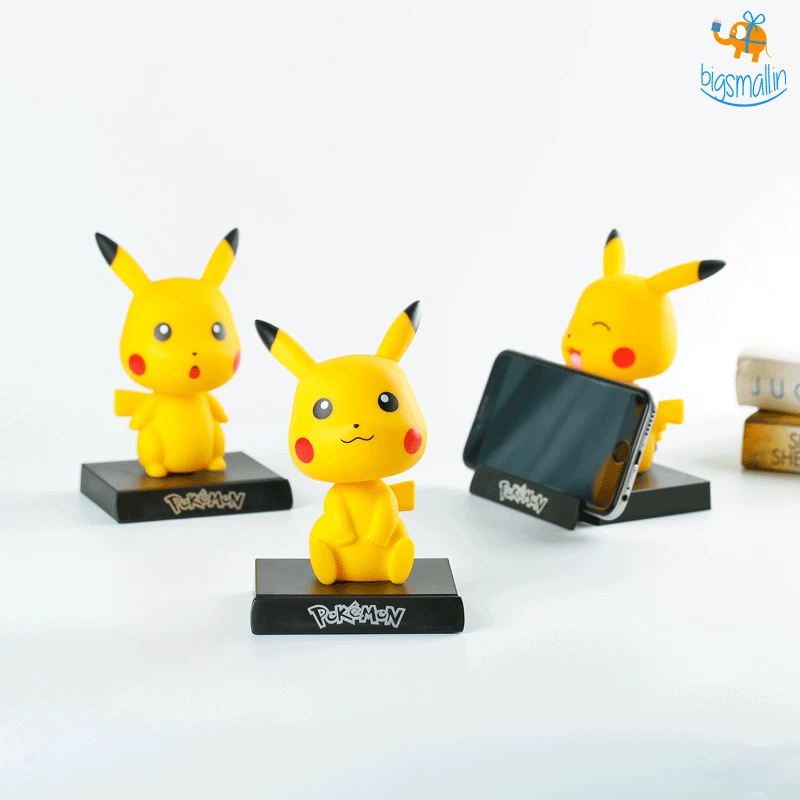 Bigsmall_hmk All Of It Pikachu Bobblehead With Mobile Stand