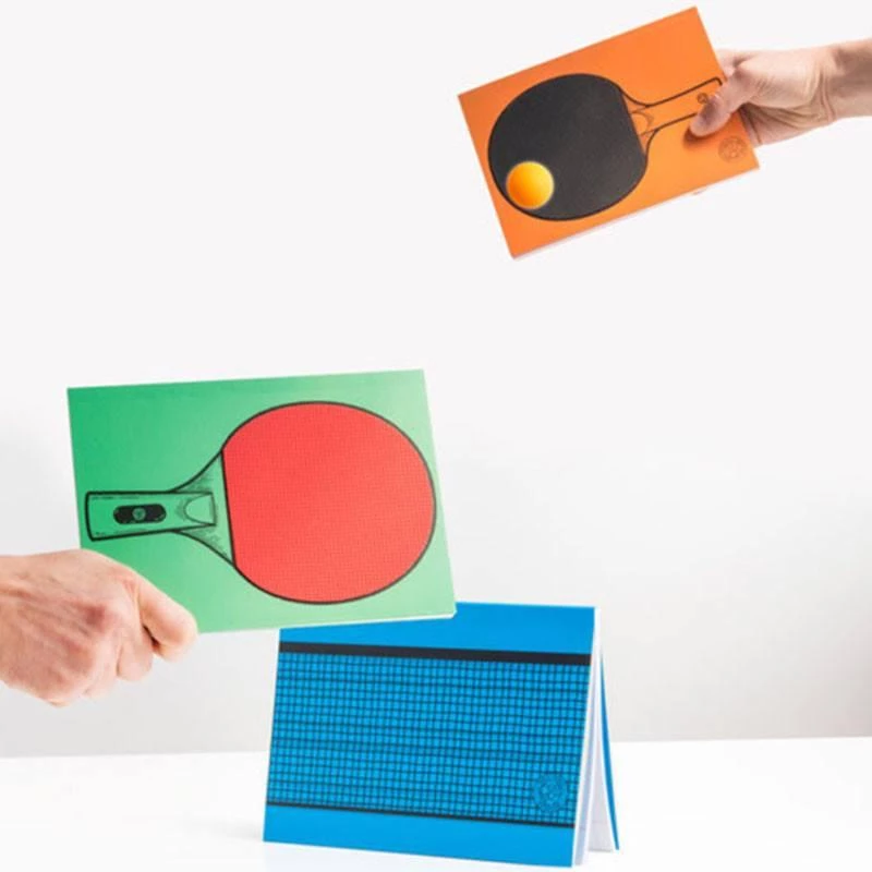 AmyLi Father's Day Table Tennis Rubberpad Notebooks - Set Of 3