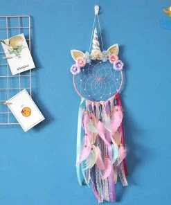 Bigsmall_hmk All Of It Big Unicorn Horn LED Dream Catcher