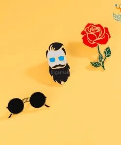 Bigsmall_piu Lapel Pin Set For Him - Set Of 3 Father's Day