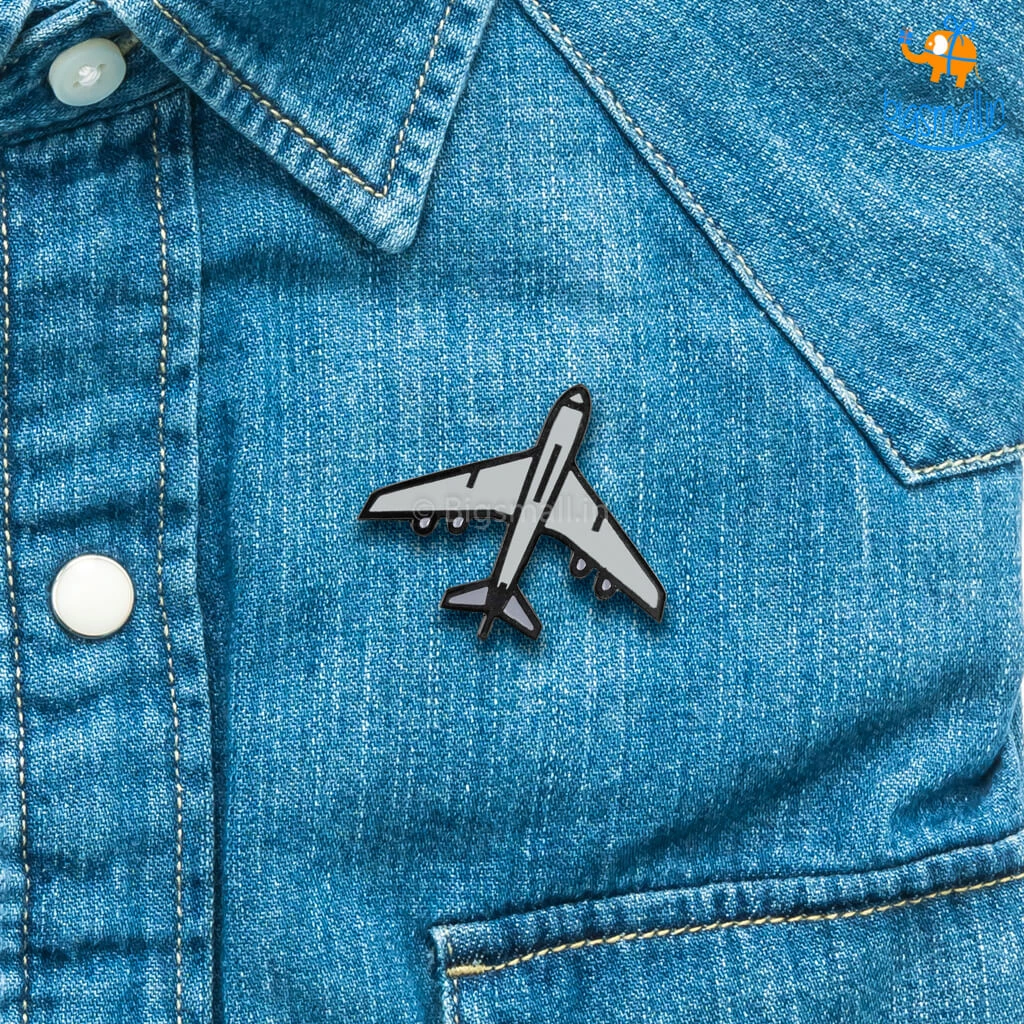 Bigsmall_piu Airplane Lapel Pin All Of It