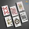 Ascetic Sale Playing Cards Diary - Set Of 6