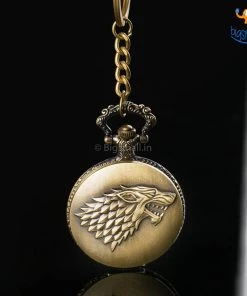 Bigsmall_hmk Father's Day Game Of Thrones Pocket Watch Keychain