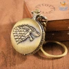Bigsmall_hmk Father's Day Game Of Thrones Pocket Watch Keychain