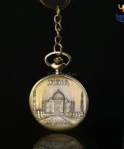 Bigsmall_hmk Father's Day India Souvenir Pocket Watch Keychain