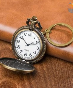 Bigsmall_hmk Father's Day Grandpa Pocket Watch Keychain