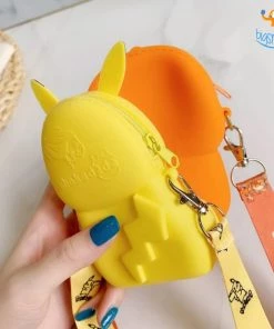 Bigsmall_hmk Pokémon Silicone Sling Pouch Bag