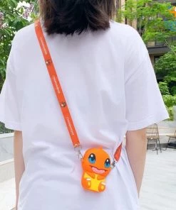 Bigsmall_hmk Pokémon Silicone Sling Pouch Bag