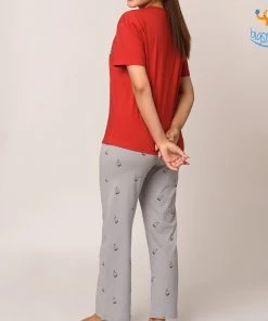 Bigsmall_soxytoes All Of It Positivitea Pyjama & T-Shirt Set