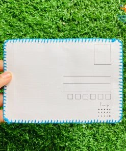 Kissa Goi Handmade Gratitude Embroidered Postcard