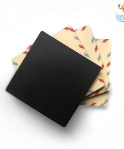 Mooch Design Studio Postcard Print Coaster - Set Of 4