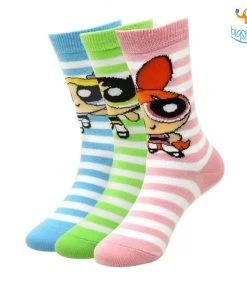 Balenzia Powerpuff Girls Kids Socks - Set Of 3