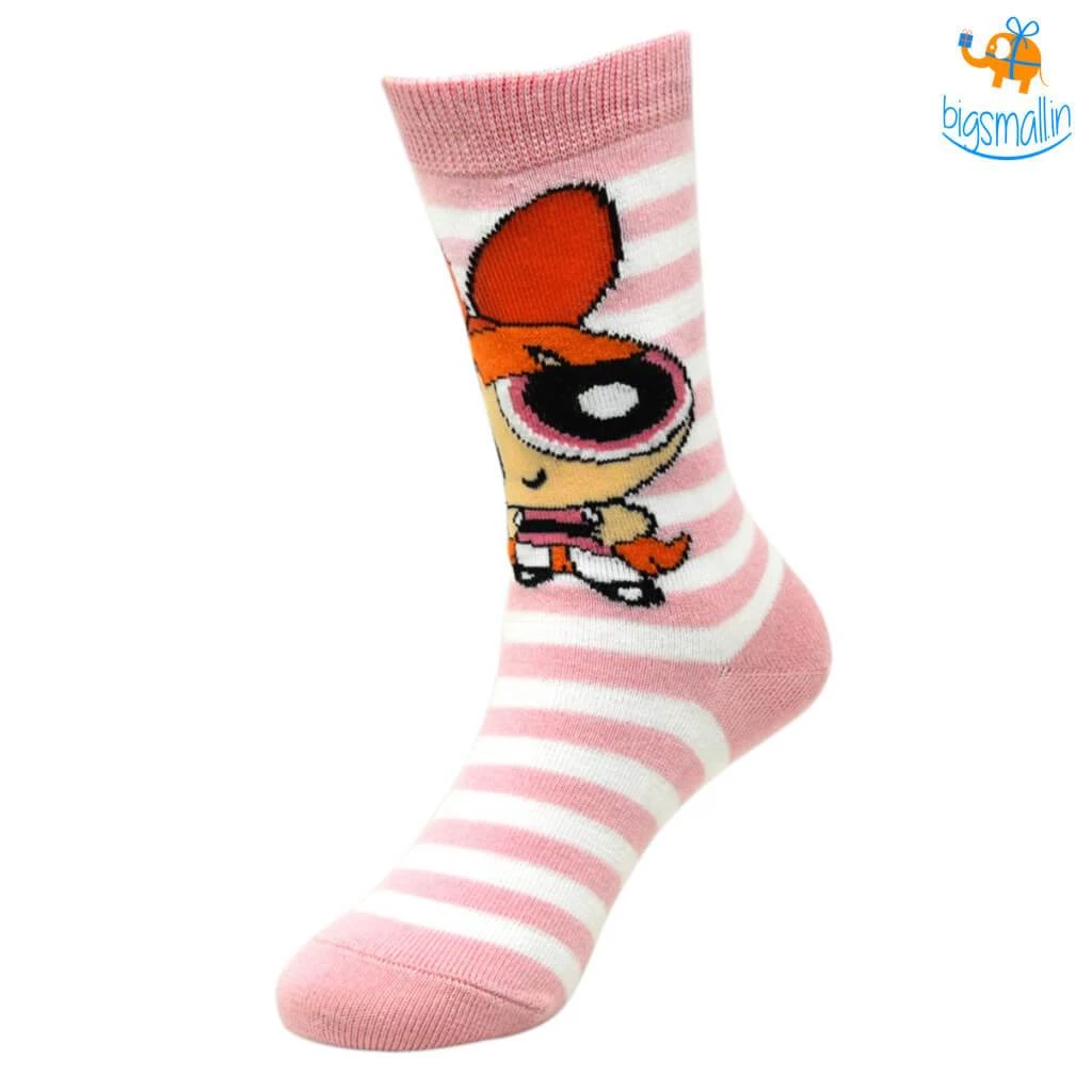 Balenzia Powerpuff Girls Kids Socks - Set Of 3