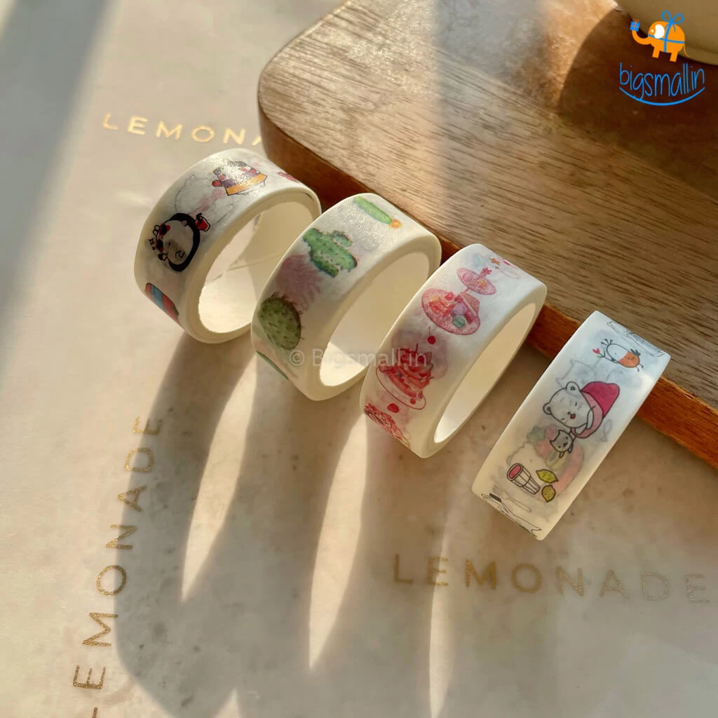 Lemonade Decorative Floral Tapes (Set Of 4)