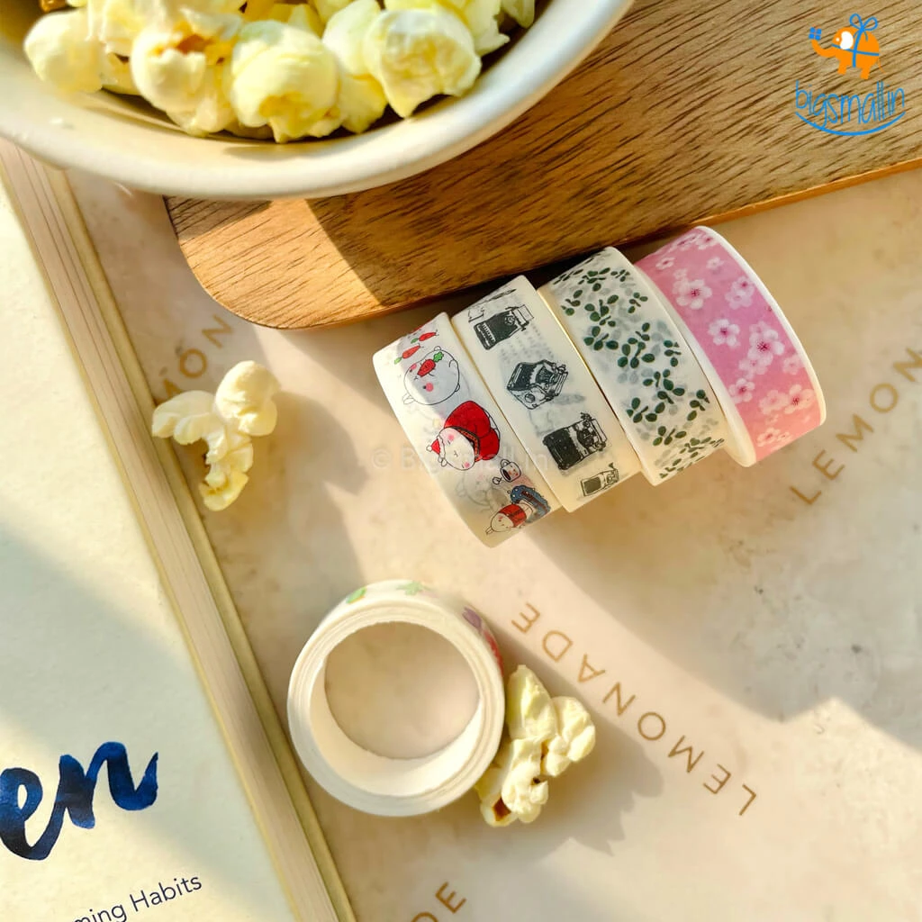 Lemonade Decorative Floral Tapes (Set Of 4)