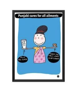 Krita & Penna Punjabi Mom Poster With Frame All Of It