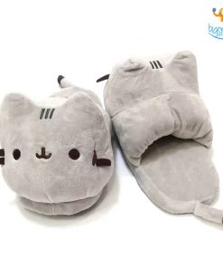 AmyLi Pusheen Cat Plush Slippers