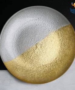 Devnow All Of It Golden Shimmer Artisan Plates