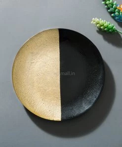 Devnow All Of It Golden Shimmer Artisan Plates