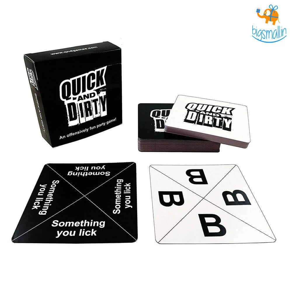 AmyLi All Of It Quick And Dirty Party Card Game