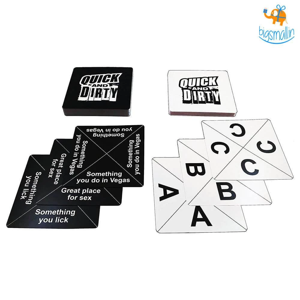 AmyLi All Of It Quick And Dirty Party Card Game