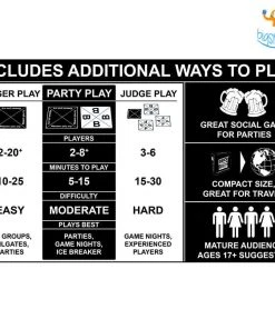 AmyLi All Of It Quick And Dirty Party Card Game