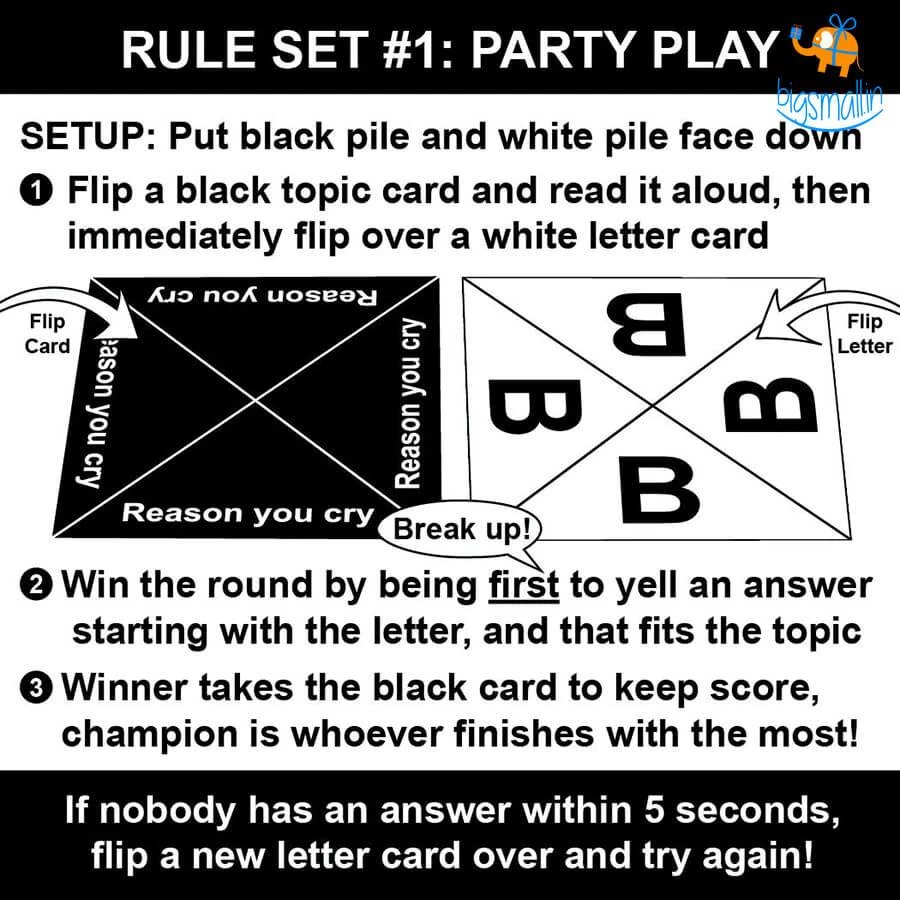 AmyLi All Of It Quick And Dirty Party Card Game