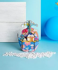 Dream Beans DIY Music Box Wooden Puzzle - Ocean Park All Of It