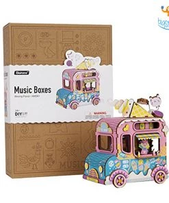 Dream Beans DIY Music Box Wooden Puzzle - Moving Flavor