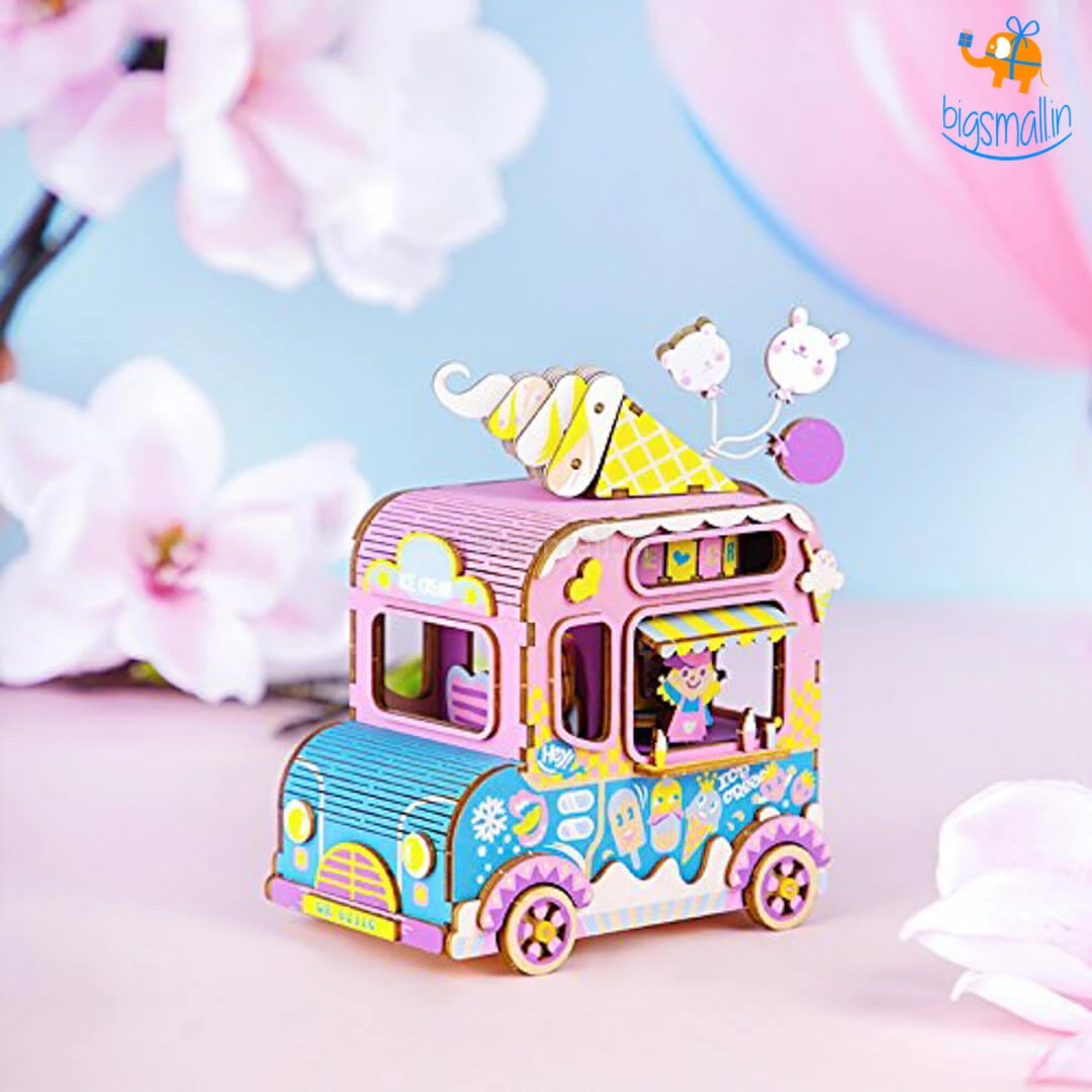 Dream Beans DIY Music Box Wooden Puzzle - Moving Flavor