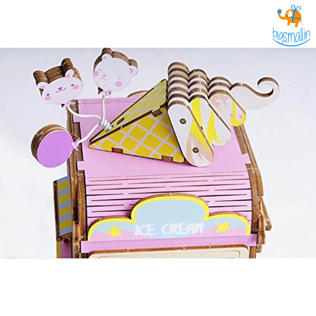 Dream Beans DIY Music Box Wooden Puzzle - Moving Flavor