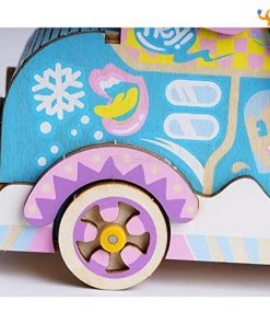 Dream Beans DIY Music Box Wooden Puzzle - Moving Flavor