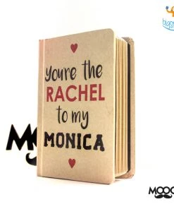 Mooch Design Studio Rachel To My Monica A6 Notebook With Elastic
