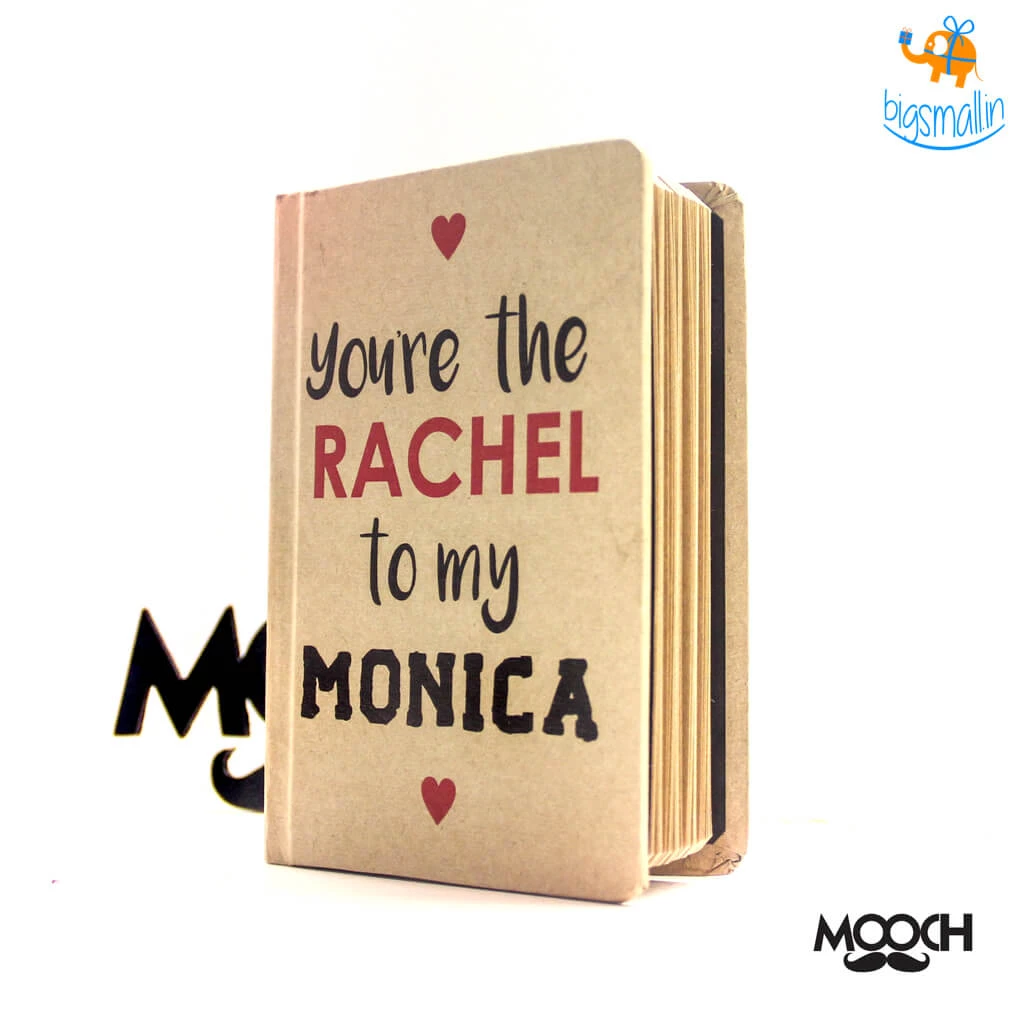 Mooch Design Studio Rachel To My Monica A6 Notebook With Elastic