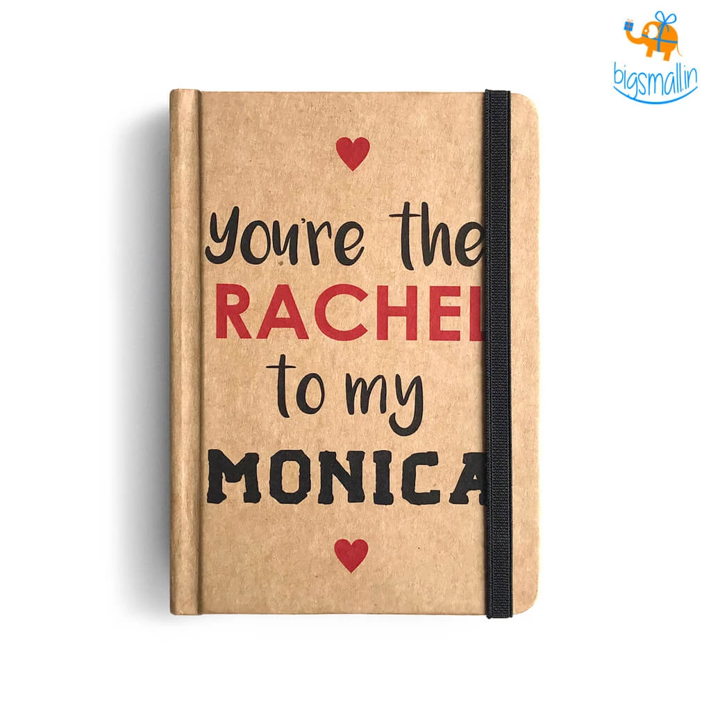 Mooch Design Studio Rachel To My Monica A6 Notebook With Elastic