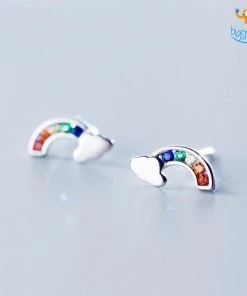 AmyLi All Of It Rainbow Ear Studs