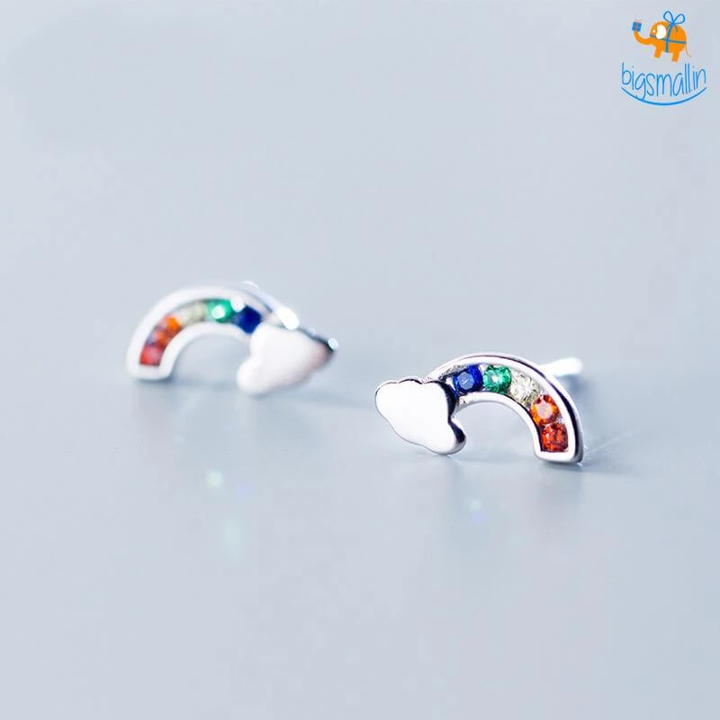 AmyLi All Of It Rainbow Ear Studs