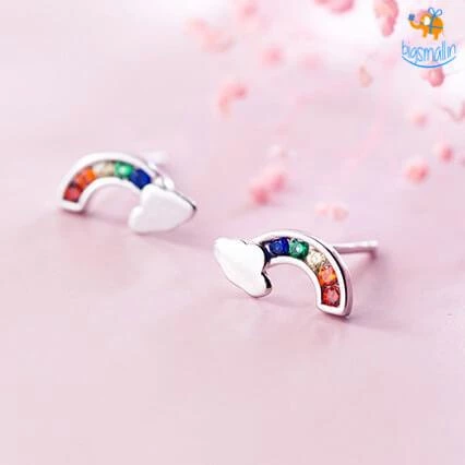 AmyLi All Of It Rainbow Ear Studs